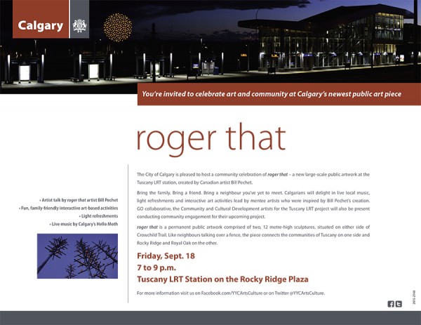 Tuscany Public Art Opening Celebration